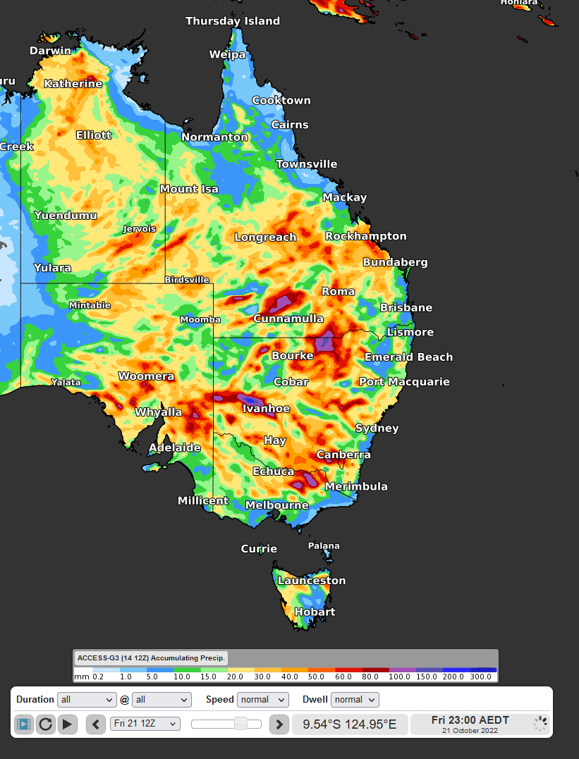 Widespread rain returning to eastern Australia